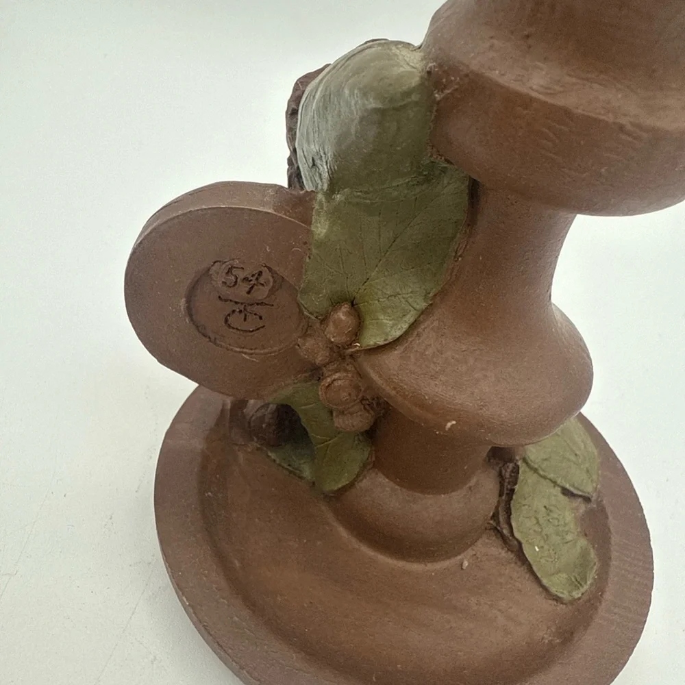 VTG 1983 Tom Clark Gnomes Mrs Wink & Wink Too Signed candlestick Holders retired